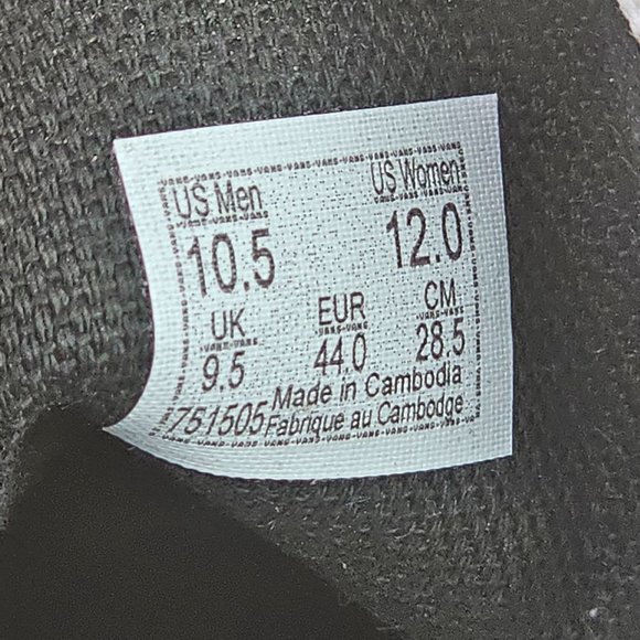 Van's Hey! You're Awesome! Flowers Smiley Check with Your Self, 751505, W12M10.5 - Picture 10 of 12